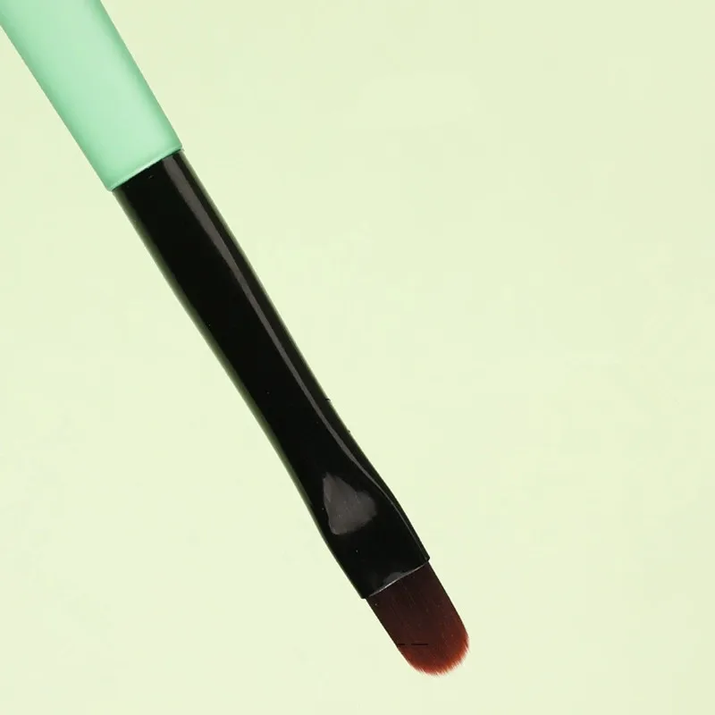 1PCS Green Nail Art Brush Painting Drawing Pen Acrylic Gel UV Extension Brush Nail Stripes Lines Liner DIY Manicure Tools 3