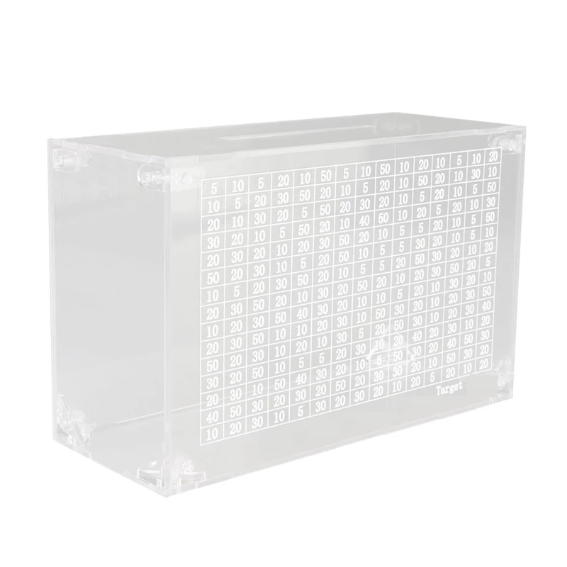 Clear Piggy Bank For Kids Adults,Clear Acrylic Piggy Bank,Adult Money Box With Counter For Savings Goal Best Gift Durable 10000