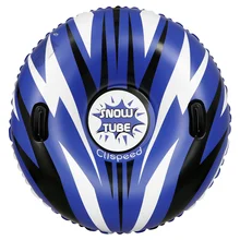 

Clispeed Inflatable Snow Tube Large PVC Inflatable Snow Sled Circle with Heightened Handles for Skiing Skating and Snow Games