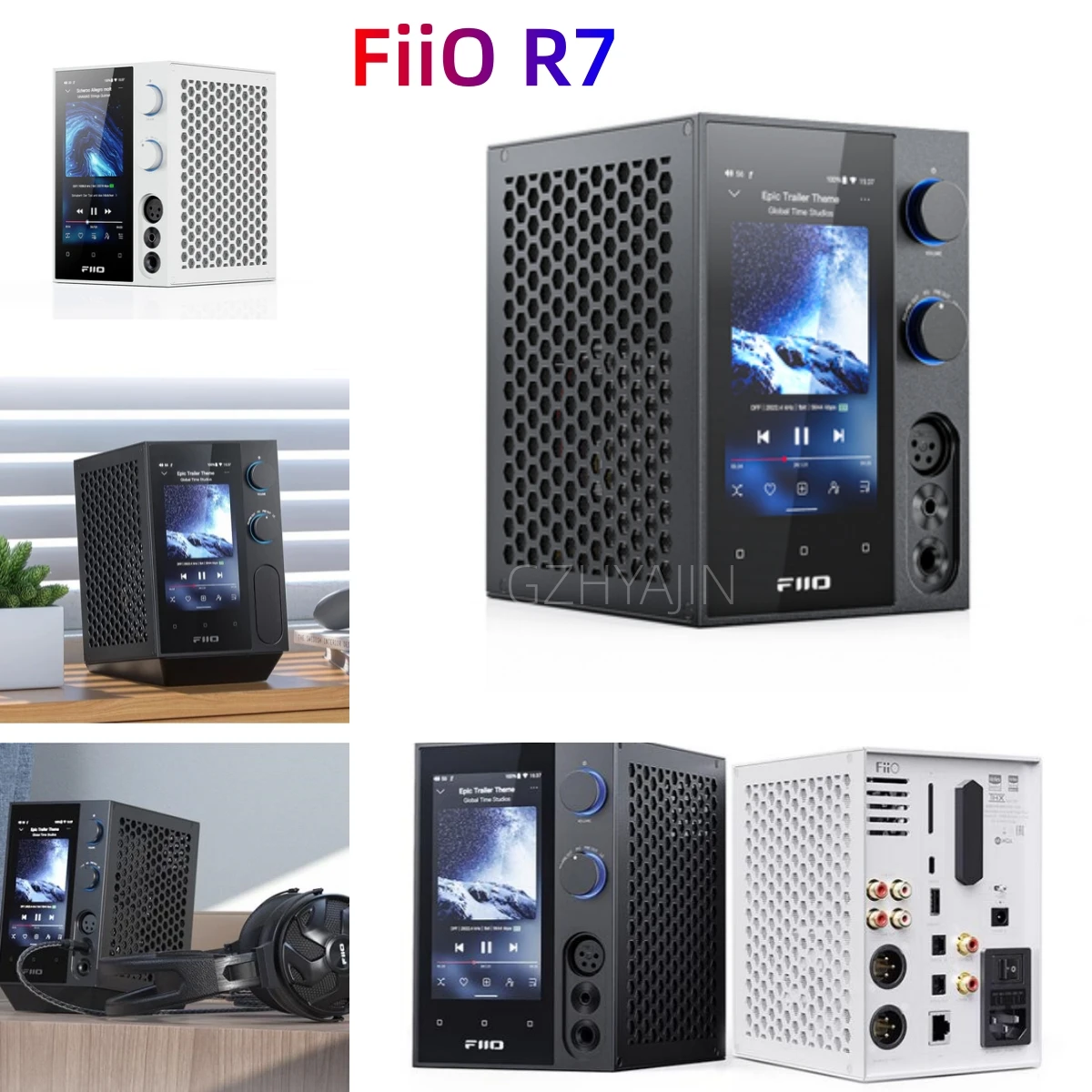 Fiio/R7 Desktop Digital Playback Dsd Decodifica Auricolari 4.4Mm True Balance Desktop Cuffie Amplificatore Di Potenza