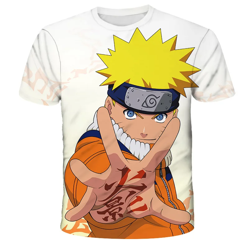 t shirt design Aruto Kid's T-shirt Japanese cartoon anime children's  print round neck short-sleeved clothing boys and girls prootion top roblox t shirt T-Shirts