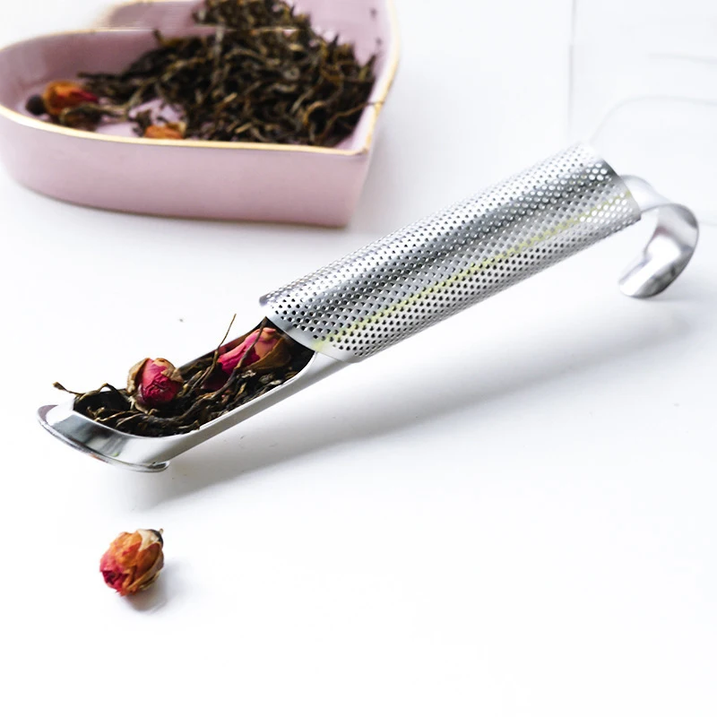 StainlessSteelTeaInfuserStrainerPuerHerbTeaBagTablewareTools