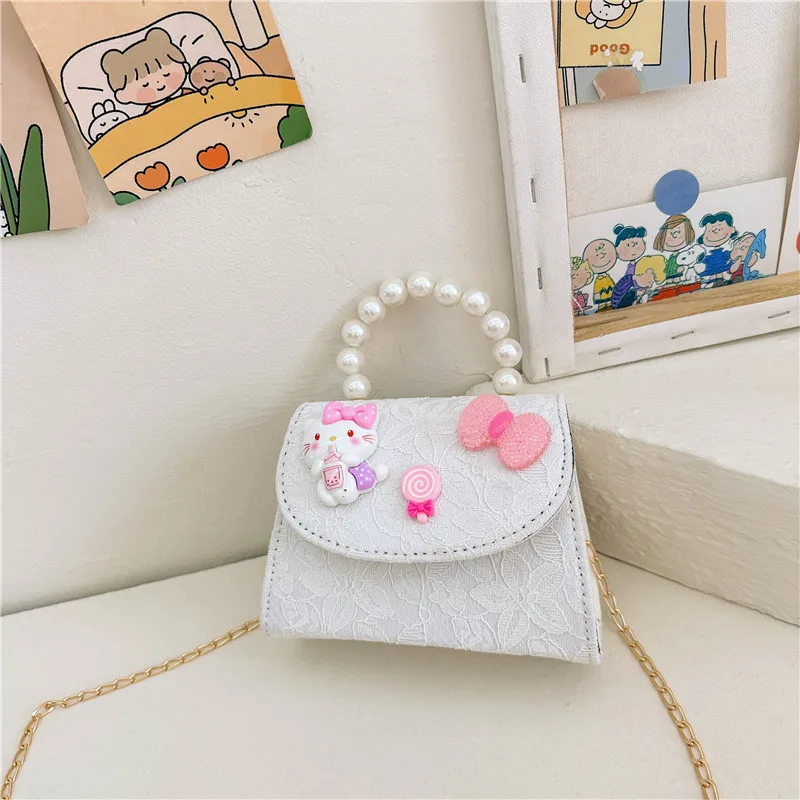 

Kawaii Sanrioed Kuromi My Melody Kitty Сумка через плечо мультяшная Детская сумка через плечо кошелек для девочек аниме периферийный фестиваль подарок