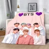 Printed Blanket Singer J-Jungkooks Picnic Blankets Warm Blanket Soft and Comfortable Blanket Home Travel Birthday Gift 3