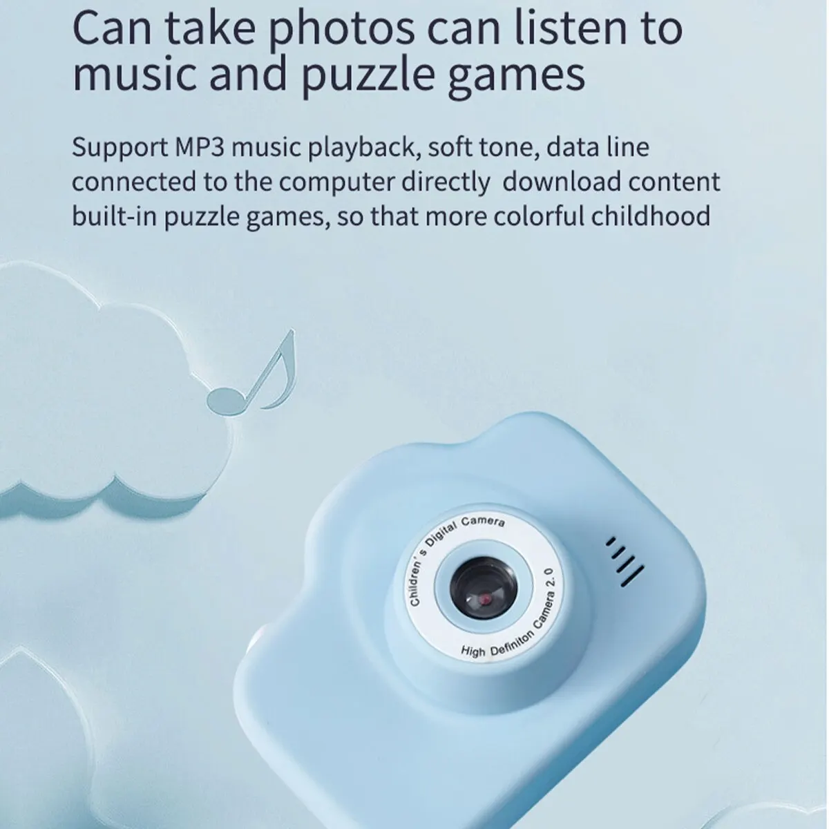 20 Megapixel A3 Children's Camera Mini Mini Slr Camera Cartoon Toy Digital With 32g Memory Card And Card Reader digital camera wooden camera toys