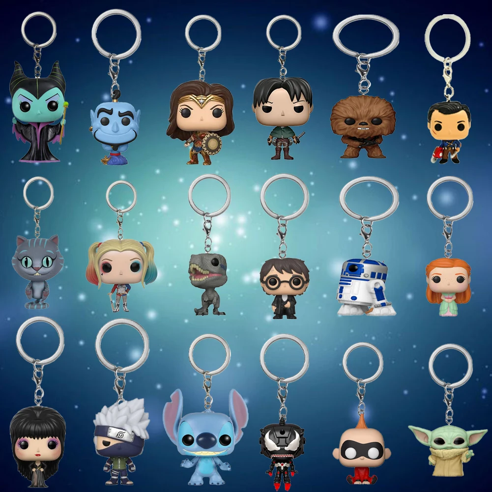 Брелок для ключей с изображением Малефисента йодаса Леви Ариэль Харли Квинн