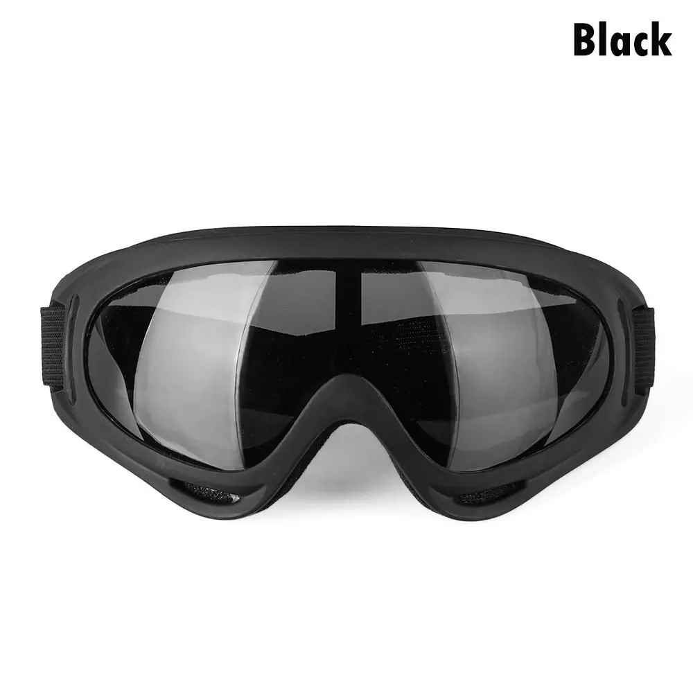 DIZETION 1Pc Winter Windproof Skiing Glasses Goggles Outdoor Sports Eyewear Glasses Ski Dustproof Cycling Lens Frame Sunglasses