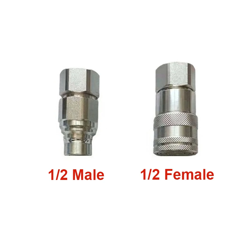 Hydraulic Coupler Kit 6680018 6679837 - Male/Female Set For Skid Steers & Loaders