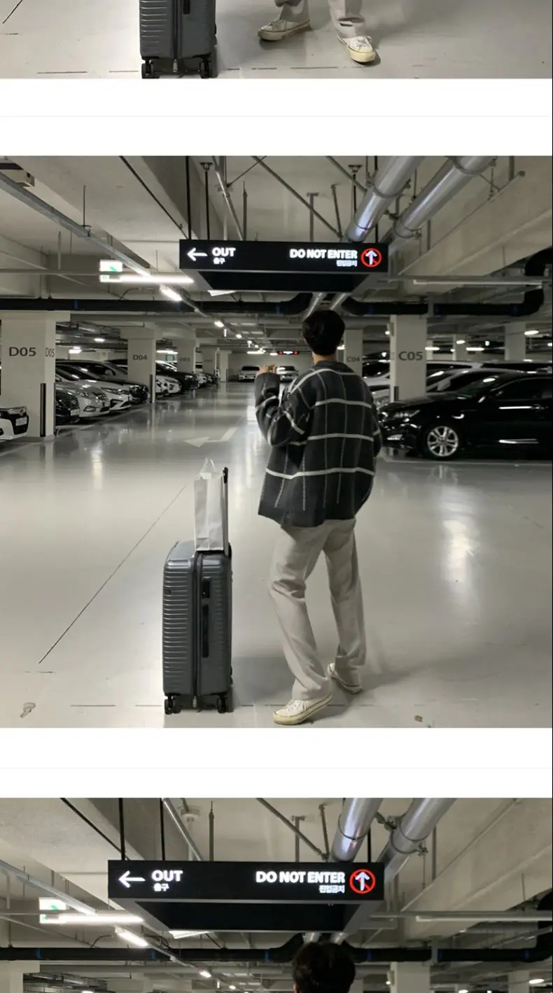 Description Picture 3 of itemSpring Autumn British Plaid Striped Cardigan Sweaters Men's V-neck Loose Casual High Street Sweater Jackets Male Clothes