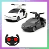 1:24 Model  Rc Car 4-Channel Drfit Remote Control Car With Lights Simulation Double Doors Plastic Model Children'S Toy Car Gift 1