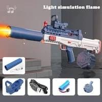 Hot Water Gun Electric LED Spurt Fire QBZ95 Pistol Shooting Toy Full Automatic Summer Water Beach Toy For Kids Boys Adults Gift 1