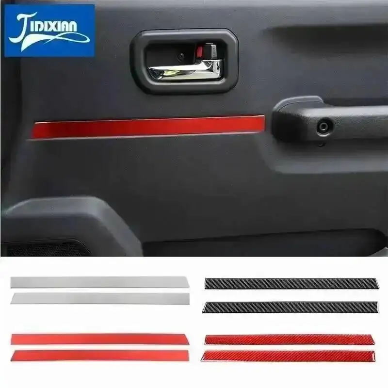 Cover Interruttore Finestrino In Stile Carbonio Per Kia EV6 (2022+) - Set 4 Pezzi, Protezione Bracciolo Interno