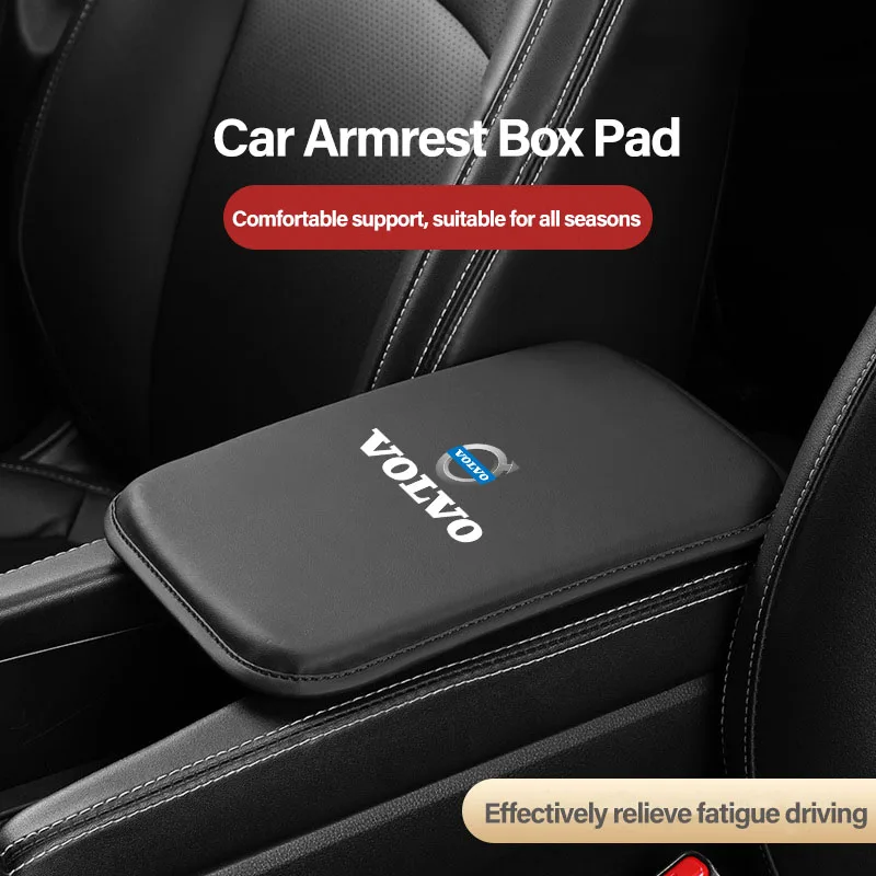 Luxurious Leather Armrest Box Cushion Pad