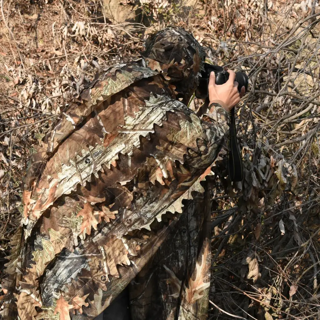 Hunting Clothes Tactical Camo Jacket Field Camouflage Suit Hunting Mens Clothing Equipment Bird Watching Wildlife Photography