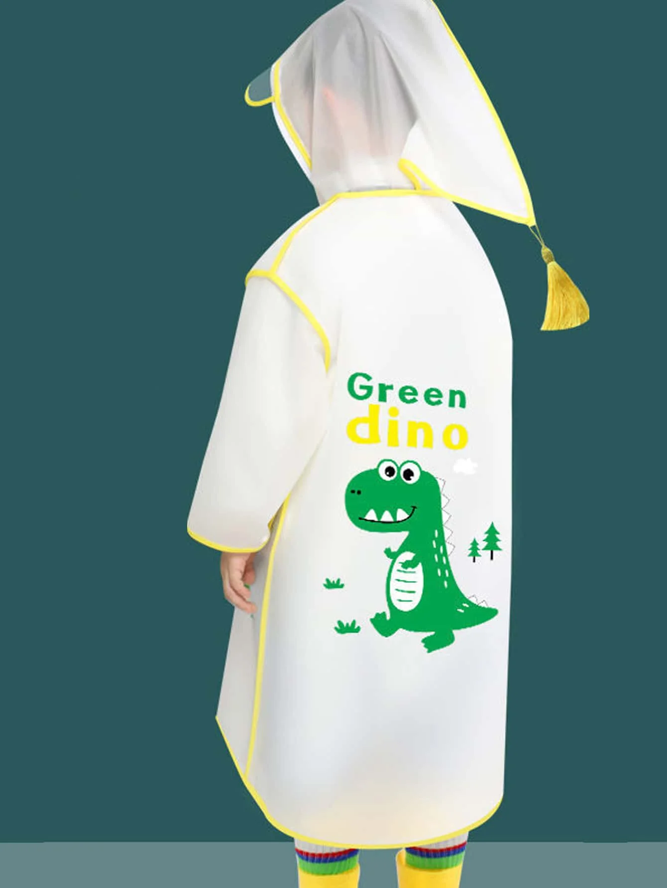 Raincoat Poncho Children's Waterproof Full Body for Boys Girls Baby Rain Shoes Set