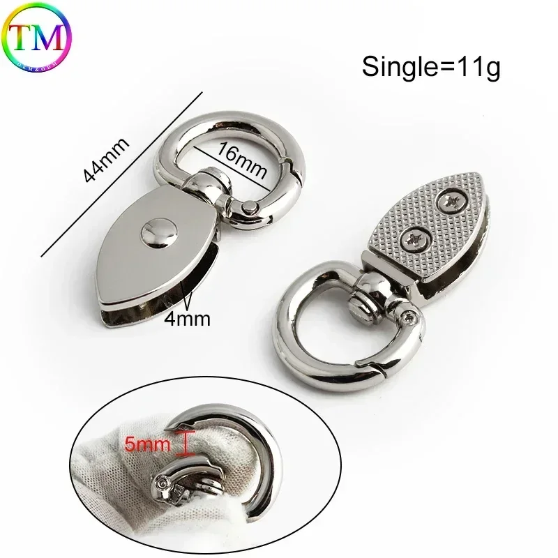 2-50Pcs Gold/Silver/Gun Black Metal Clasp Clip For Women Handbag Strap Buckle Connect Keyring Pendant Bags Hardware Accessories