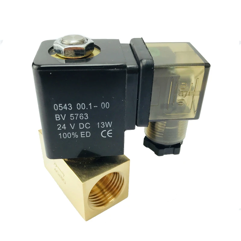 Acting Direto Válvula de Bronze Válvula Solenóide o Normal Fechar 80bar Way Bsp Dc12v 24v Ac220v de Alta Pressã Jt2202