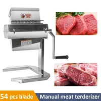 Manual Meat Tenderizer Machine 16CM Width Stainless Steel Manual Steak Pork Tender Meat Tenderizer Needle Machine 1