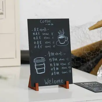 Supporto per lavagna orizzontale da tavolo A5 per supermercato, negozio, caffetteria e stand Pubblicità dei prodotti