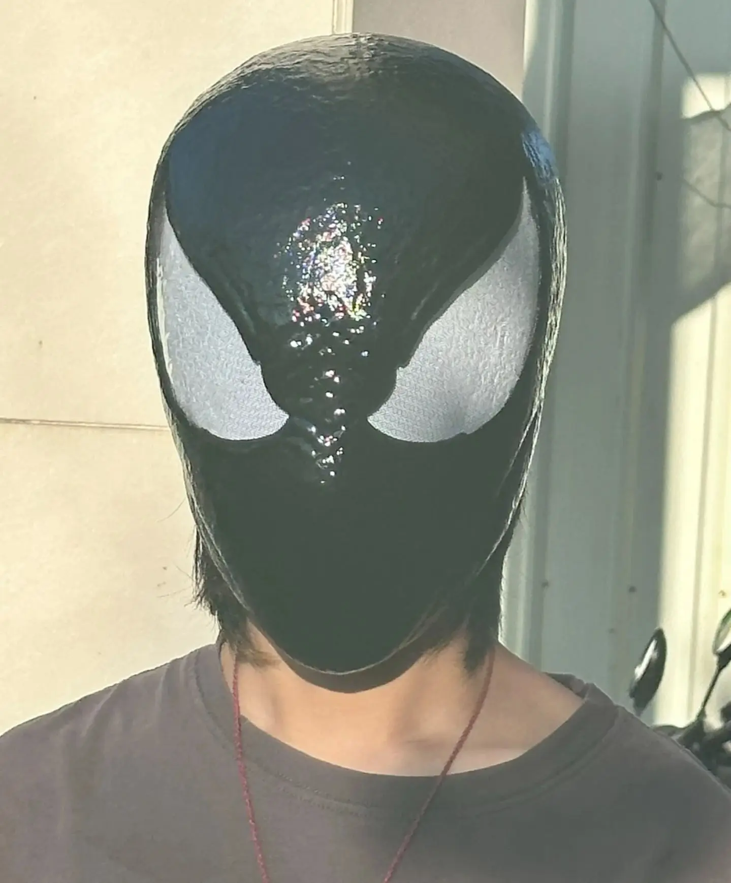 スパイダーマンマスク,取り外し可能な眼帯なし,手作り,コスプレ