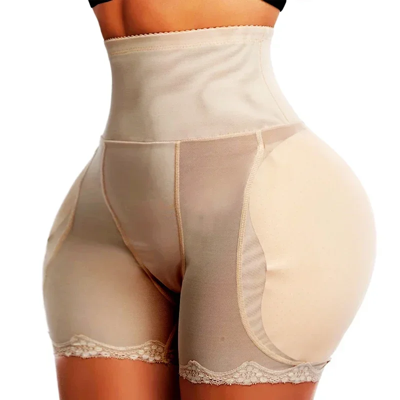 AfruliA Full Body Shaper Butt Lifter Bodysuits Shapewear Padded Underwear Fake Buttocks Hip Pads Enhancer Fajas Colombian Girdle