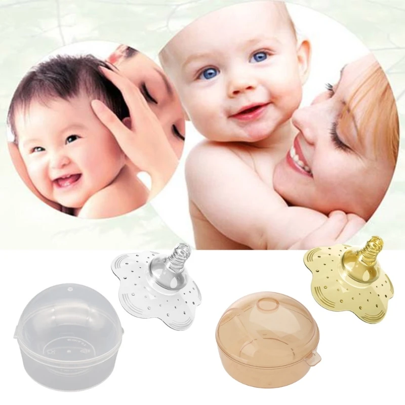 Silicone Nipple Protectors Feeding Mothers Nipple Cover for Protection Cover Breastfeeding Silicone Breast Pad Y55B