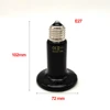 110V 220V Pet Heating lamp Infrared Ceramic Emitter Heat Light Bulb Pet Brooder Chickens Reptile Lamp 25/50/75/100/150/200W 6