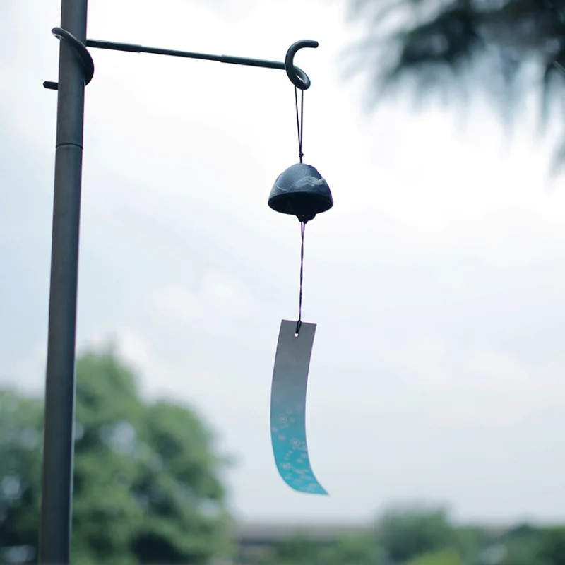 Cast Iron Bells Camping Retro Decor Wind Chimes Garden Creative Hanging Ornaments Metal Doorbell Rattle, Camping Garden Supplies