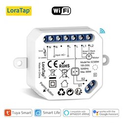 Smart Curtain Blinds and Shutter Remote Control Switch - App-Enabled Voice Activation (1 PACK)