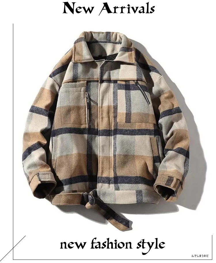 Men Winter Thick Woolen Coat