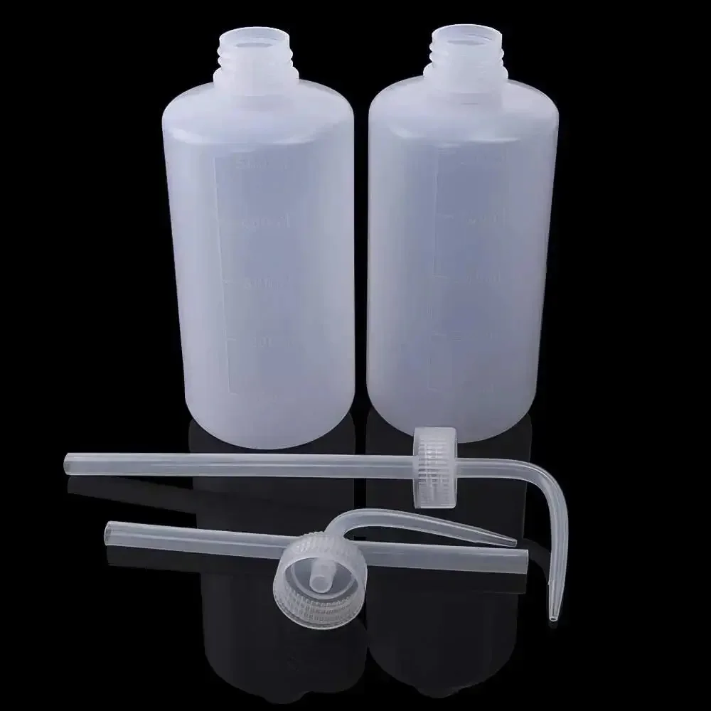 250/500ml Tattoo Wash Bottle Plastic Safety Wash Bottles Lab Tattoo Squeeze Bottle Diffuser Squeeze Container Tattoo Accessories 2