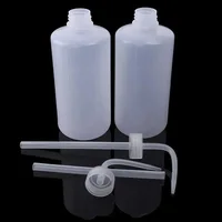 250/500ml Tattoo Wash Bottle Plastic Safety Wash Bottles Lab Tattoo Squeeze Bottle Diffuser Squeeze Container Tattoo Accessories 2