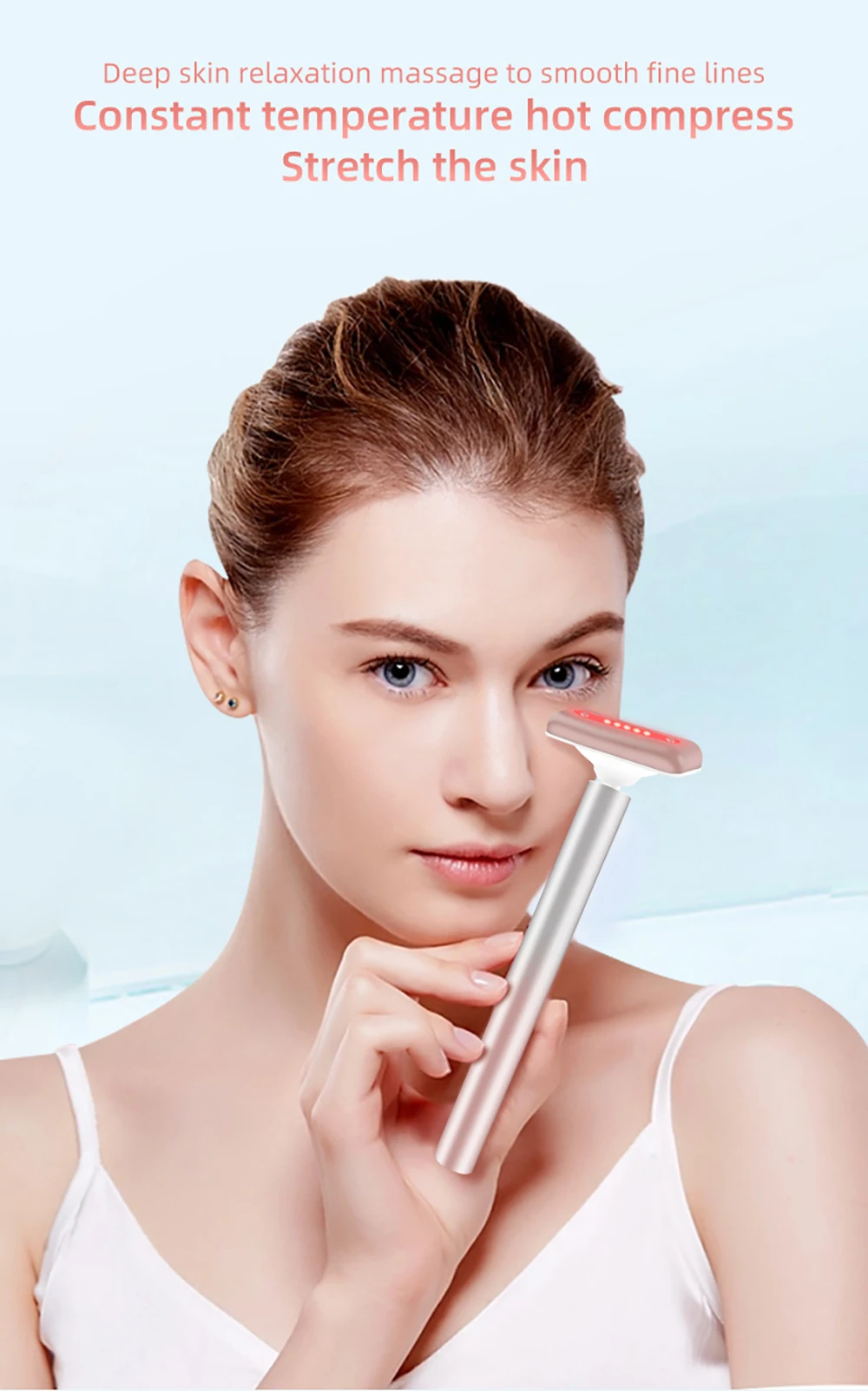 Red Light Therapy with Velve Facial Wand Combines collagen supplements