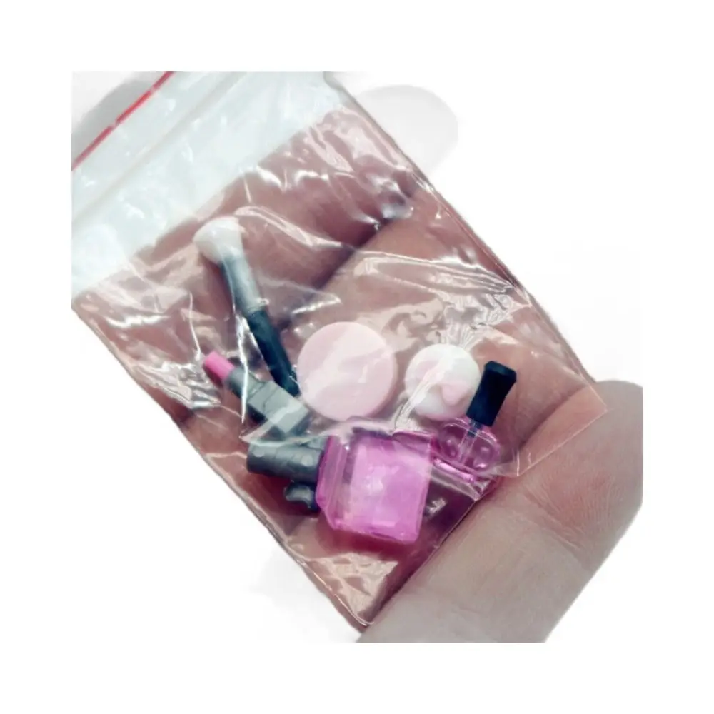 Kids Pretend Play Toys DIY 1/12 Dollhouse Mini Makeup Emulational Delicate Doll House Scene Accessories Photo Prop - 6