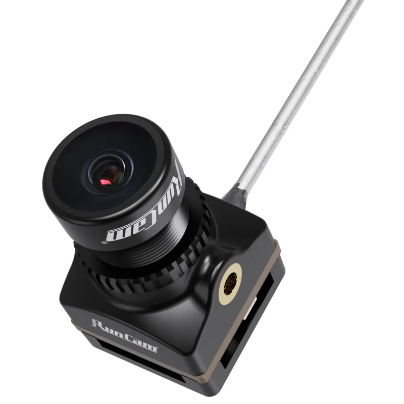 Boîtier de la Runcam Split 4 V2 avec connecteurs, conçue pour la capture 4K en course