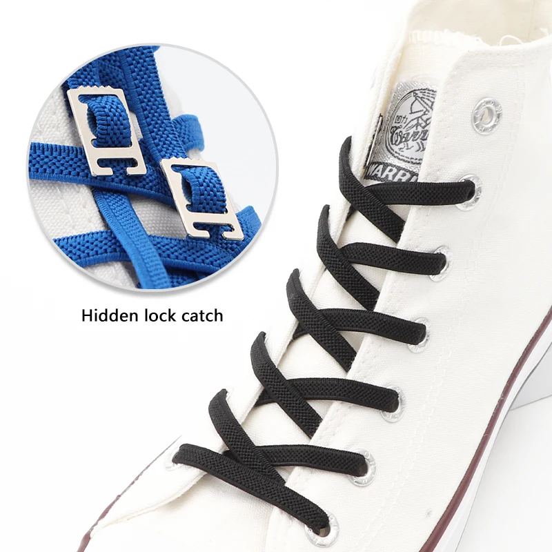 1 paar Elastische Schnürsenkel Keine Krawatte Schnürsenkel Kinder Erwachsene Schnell Faul Schnürsenkel Wohnungen Gummi Sneakers Laufschuhe Schnürsenkel 24 Farben