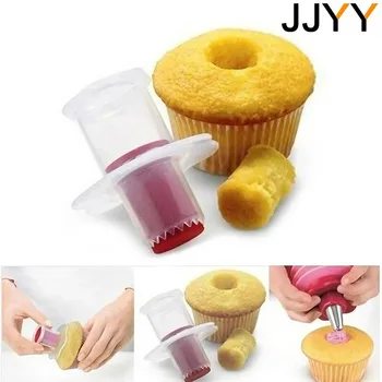 JJYY Cucina di Moda Creativa Cupcake Muffin Torta Corer Stantuffo Taglierina Pasticceria Decorazione Divisore Modello Stonego Casa Kit