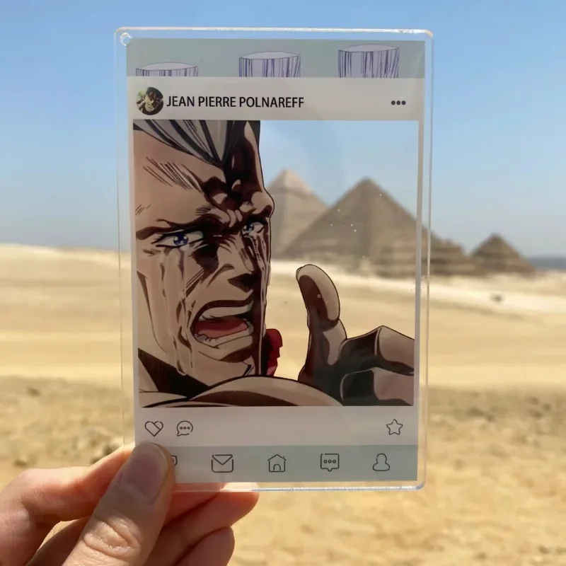 JoJo's Bizarre Adventure Acrylic Transparent Card - Anime Peripherals Delicate Ornament