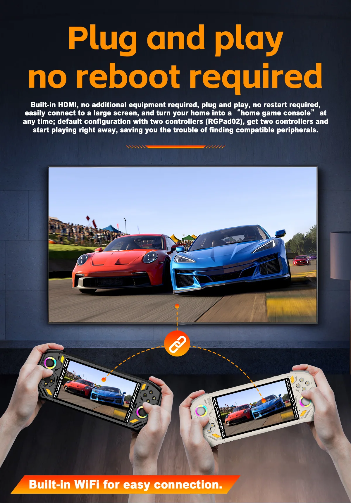 AISLPC-consola de juegos portátil Retro, Chip RK3562, pantalla de 5,5 pulgadas, compatible con WiFi, Bluetooth, HD-Out, RG52, Mini reproductor de videojuegos para PSP