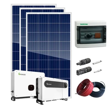 5KW whole set solar panel price inverter power home system
