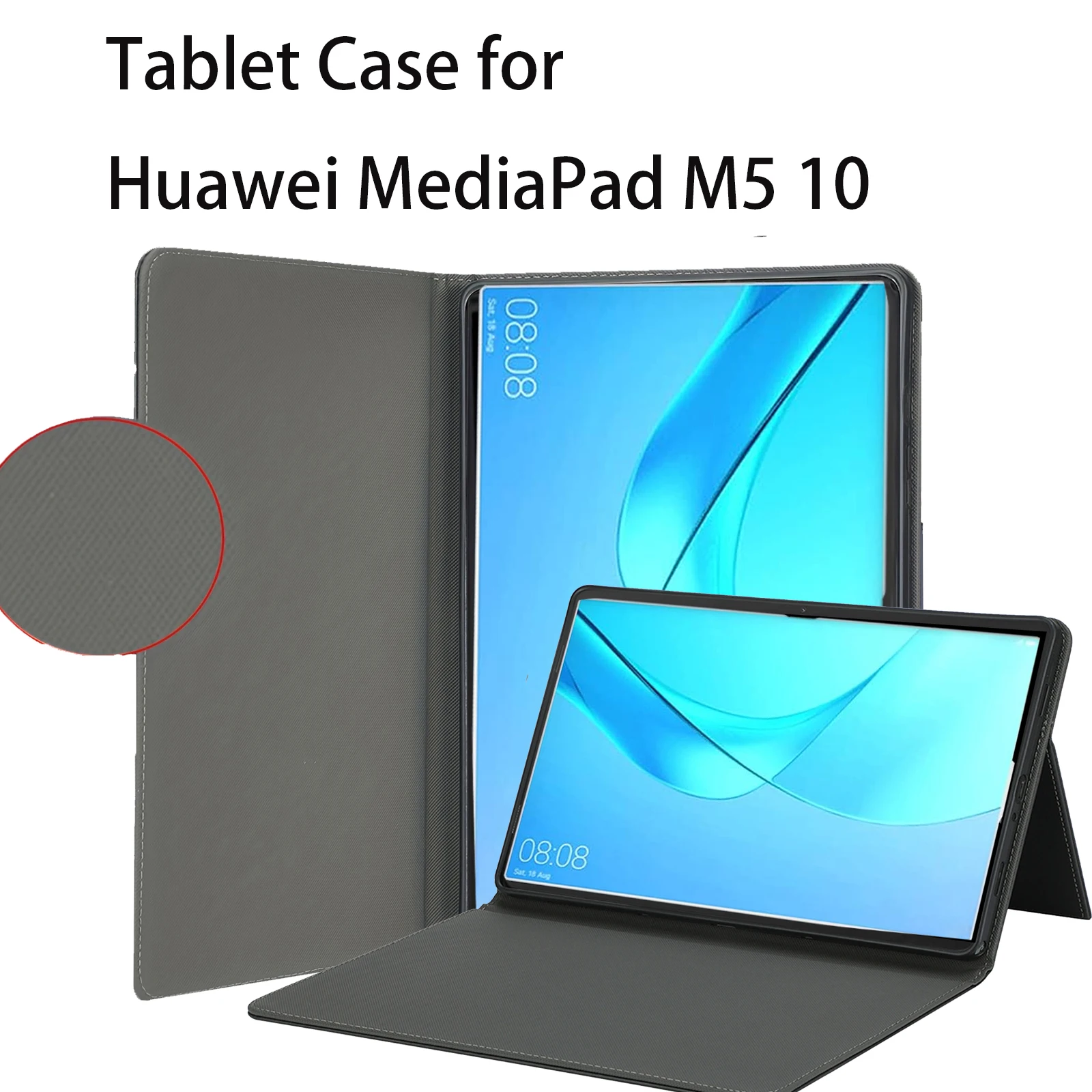 Shockproof Tablet Case with Kickstand Function - Premium PU Leather and TPU Cover