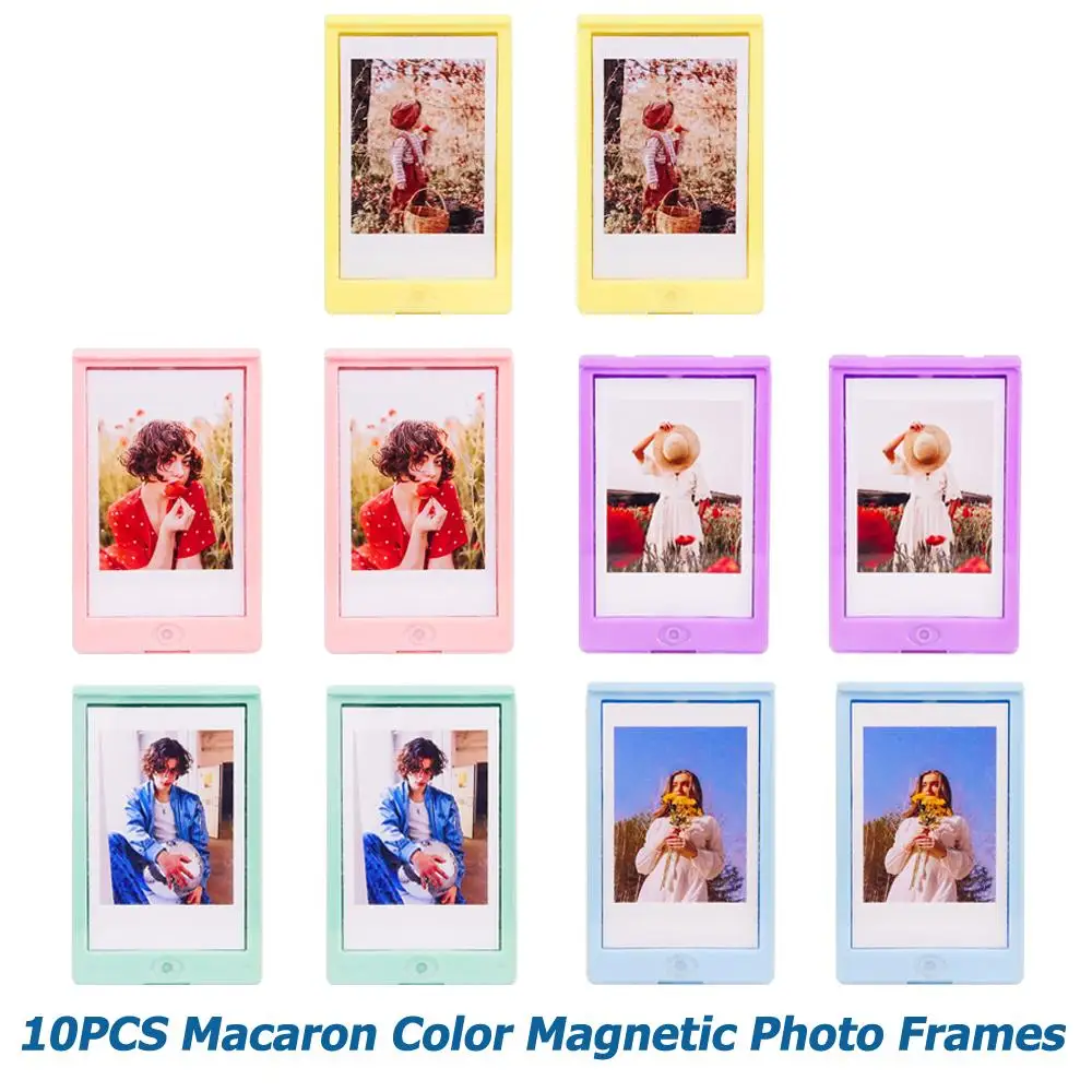 5-10 Pz Combinazione Senza Colori Cornice Magnetica Per Fujifilm Instax Mini Film Instax Mini 9 Film Mini 8 7S 70 90 Cornice
