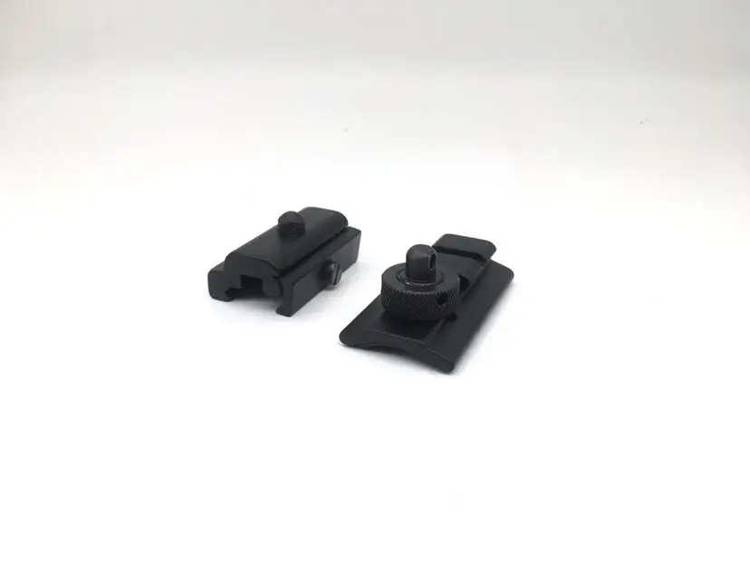 HuntingBipod 어댑터 세트, 접이형 삼각대 버클 가이드 레일 금속 브래킷 시트, 6-9 스토리지 나비 플레이트