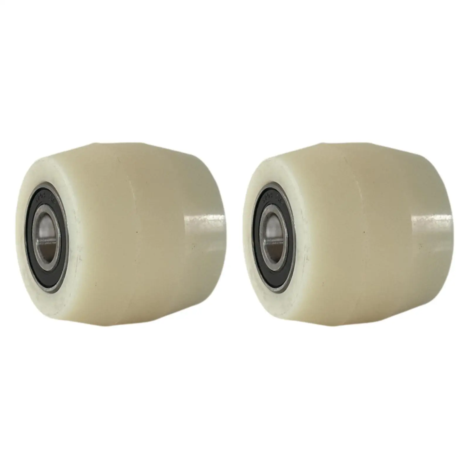 2Pcs Forklift Wheels Forklift Casters Ground Bull Cart CNC Guiding Wheel Flat Belt Idler Truck Load Wheel Pallet Truck Wheel