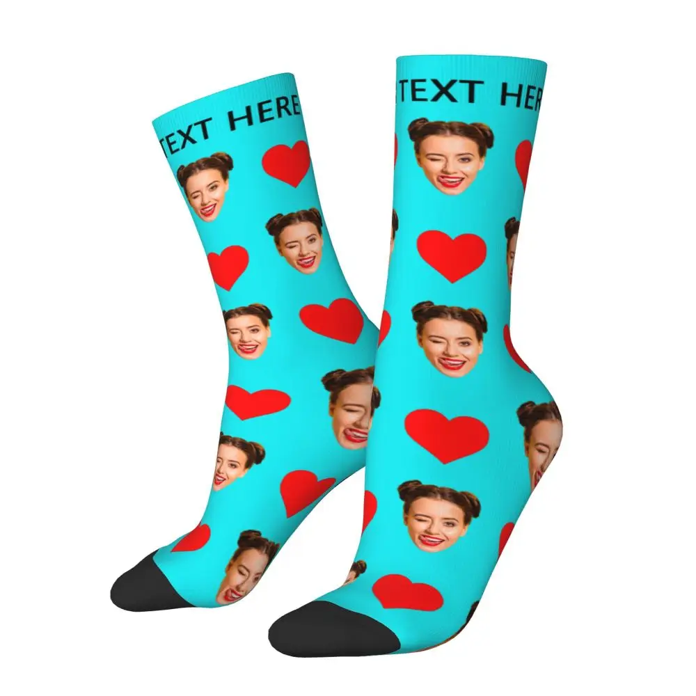 Personal Custom Avatar Printed Socks Cozy Sport Middle Tube Socks Cotton for Unisex Birthday Present 19 S42396f41963a45929e62e8cf2a606829Z