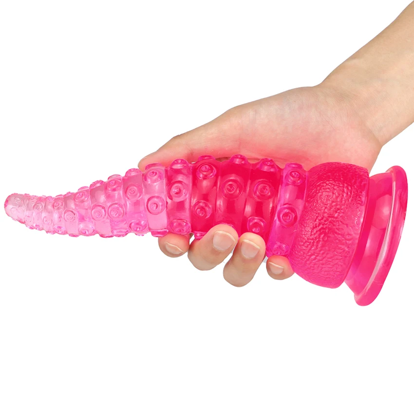 Octopus Tentacle Silicone Anal Dildo For Men And Women_voghion.com