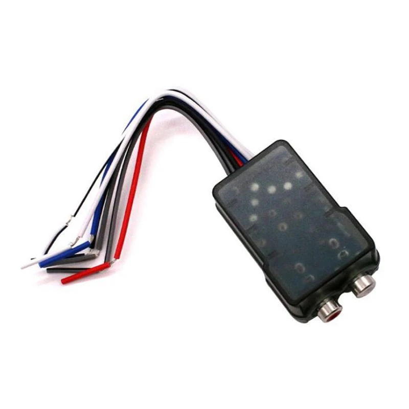 High Level Speaker Signal to Low Level RCA Adapter Car Audio High to Low Subwoofer Audio Converter car wire cable adapter