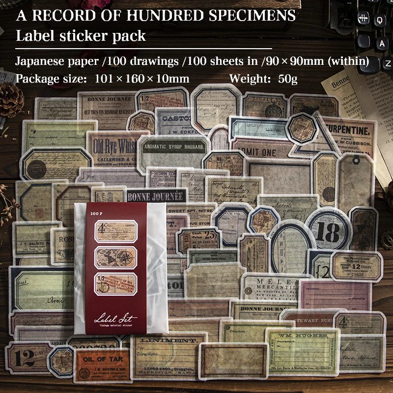 

100 шт., декоративные наклейки для магазина, 10 х16 см