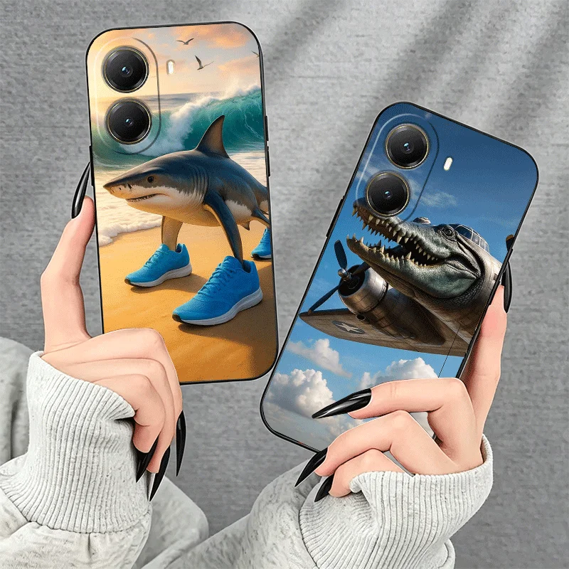 Italian Brainrot Animals Soft Phone Case for Xiaomi and Redmi Series