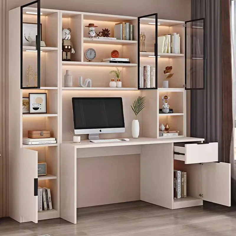 Gaming Desks Bedroom White Standing Filing Cabinets Desk Shelves Office Executive Silla Escritorio Living Room Furniture